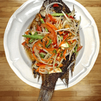 Best T9. Fried Fish w/Papaya Salads in Omaha, NE